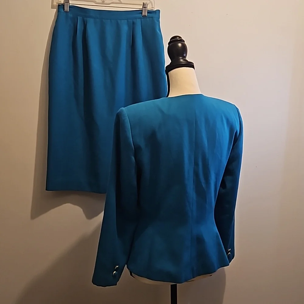Worthington Women's 2pc Skirt Suit Matching Set Size 10 #W-820